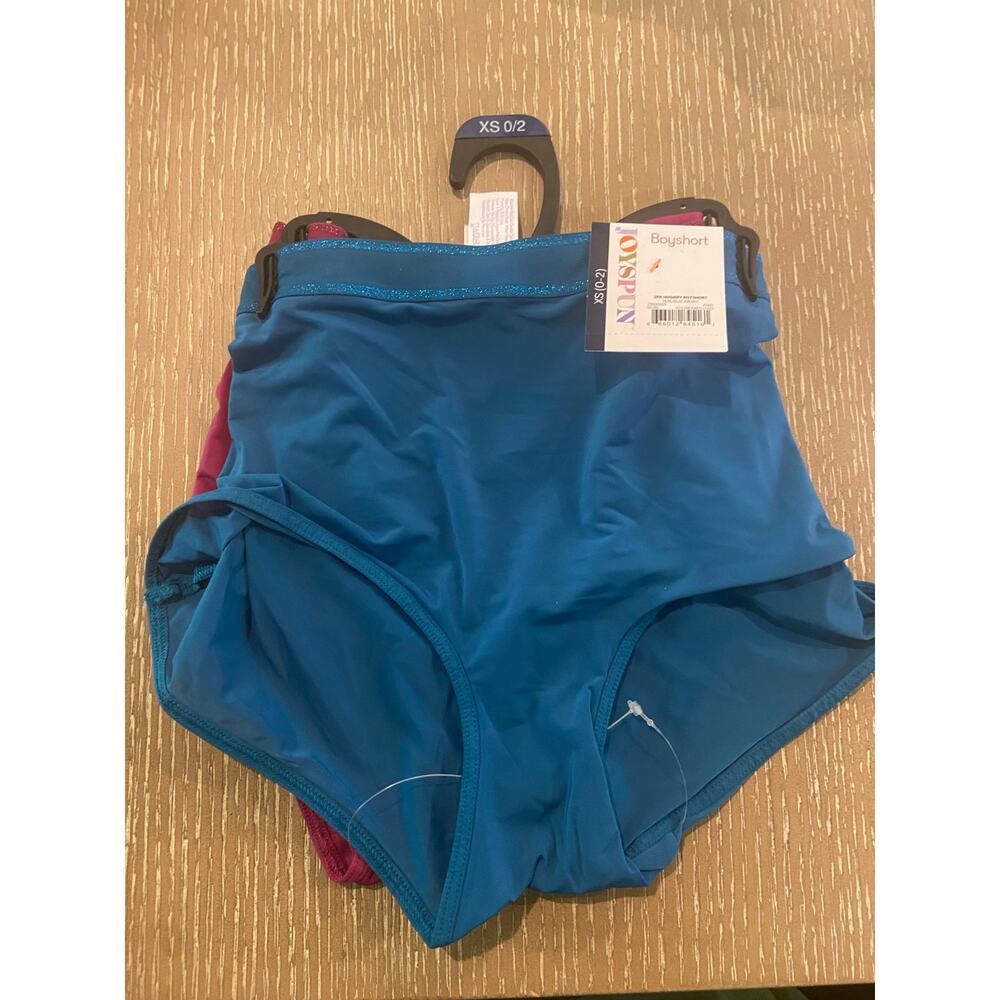 Joyspun Womens Micro Boyshort Panties 2 - Pack Size XS NWT